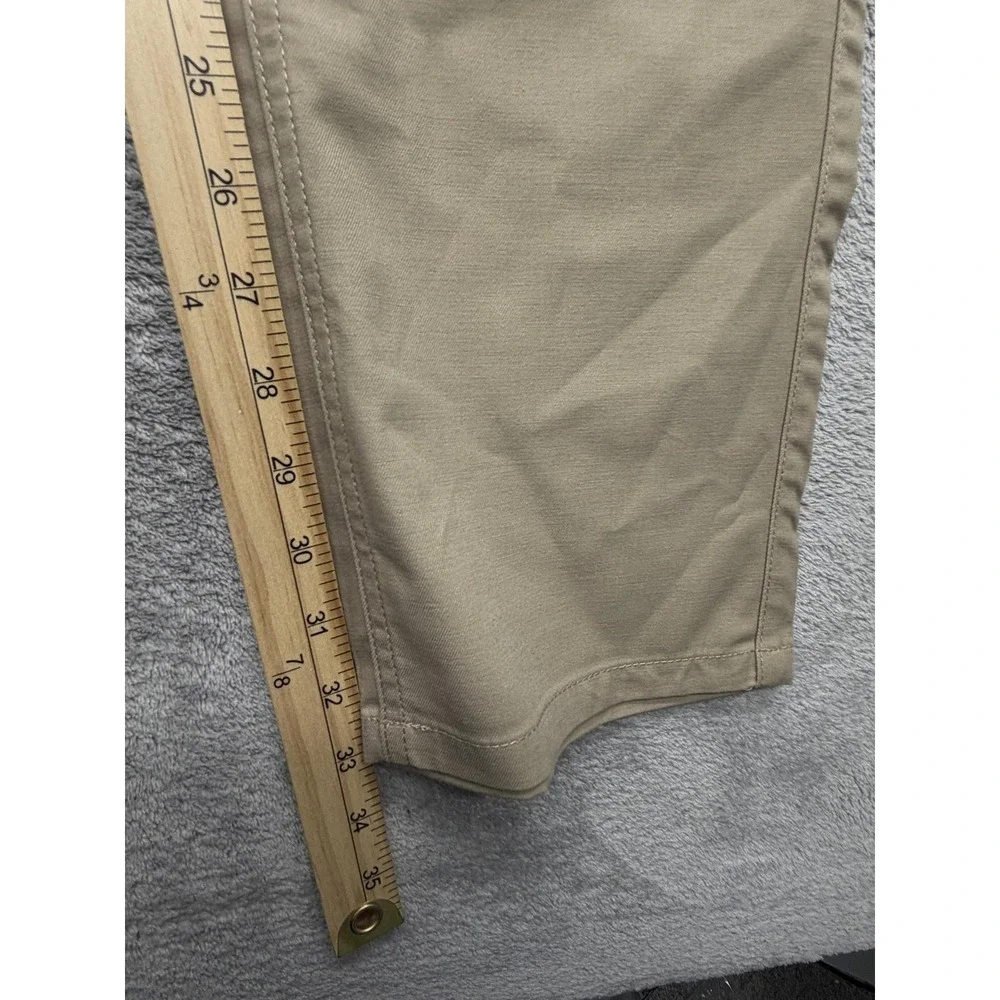 Oakley Pants Mens Measured 36x33 Beige Chino Slim Fit Canvas‎ Pockets Straight